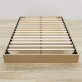 Nexera Floating Platform Bed Frame - Queen Size in Natural Maple Nexera