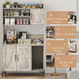 Cat Litter Box Enclosure Furniture with 4 Tier Storage Shelves, Hidden Litter Cabinet with Scratch Pad, Socket, Wooden Enclosed Cat Washroom House for End Table, Entryway Bench, Livingroom, Hallway Doppeltcharms