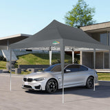 COBIZI 10x20 Pop Up Canopy with Sidewalls,Waterproof & UV50+,Tents for Parties,Outdoor Gazebo for Backyard,Suitable for Weddings, Events,and Markets,Vending Gray COBIZI