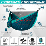 Camping Hammock Mosquito Net,Double & Single Portable Hammocks Hammocks with 2 Tree Straps,Hammock Tent for Travel Camping,Camping Accessories for Indoor Outdoor Hiking Backpacking Backyard Beach HGYI