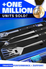 Dalstrong 4-Piece Professional BBQ Pitmaster Grill Set - Premium High-Carbon Stainless Steel Grilling Accessories - 18 inch Length - Silicone Brush, Spatula, Tongs, Fork - G10 Handles Kitchen Set Dalstrong