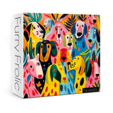 Colorful Dog Puzzle for Adults 1000 Pieces, Funny Puppy Jigsaw Puzzle, Abstract Animal Plant Puzzle BBOLDIN