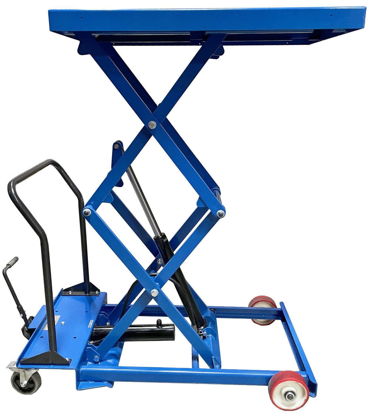 Premium Double Scissor Lift Table, Low Profile Work Bench Table, Foot Release, 1000 lbs Capacity, 11.5"-61" Lift Height, 40.5 X 24 Platform Size, Pake Handling Tools Pake Handling Tools