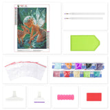 Lxmsja Fairy Diamond Art Kits for Adults, Forest Deer DIY Full Drill Diamond Painting Kits for Beginners, 5D Gem Art Crafts for Adults, Home Wall Decor 12x16 inch Lxmsja