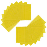 20Pcs Beeswax DIY Candle Making Kit, Natural Beeswax Honeycomb Sheets for Candle Making Beekeeping, Beehive Wax Foundation Sheets Candle Rolling Kit for Beeswax Sheets & Decorations (132 x 90 mm) Flylin