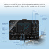 Osaki 4D Achilles l 360 Rotating Footrest l Full Body Massage Chair l Zero Gravity l 360 Kenading Calfrest l Lumbar Heating l Touchscreen Controller l Auto Body Scan l Bluetooth Speaker (Black) Osaki