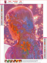 MMAHD Diamond Art Painting Kits for Adults,DIY 5D Round Full Drill Girl Diamond Art, Perfect for Relaxation and Home Wall Décor(11.8×15.8Inches) MMAHD