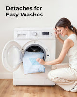 PERLECARE Medium Firm Mattress Topper Twin - 3 Inch Cooling Memory Foam Bed Topper for Pressure Relief, Soft and Supportive, Non-Slip and Washable Cover, CertiPUR-US Certified PERLECARE