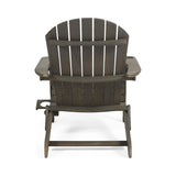 Christopher Knight Home Cheryl Outdoor Acacia Wood Folding Adirondack Chair, Gray Christopher Knight Home