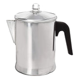 Primula Today Aluminum Stove Top Percolator Maker Durable, Brew Coffee On Stovetop, 9 Cup, Silver Primula