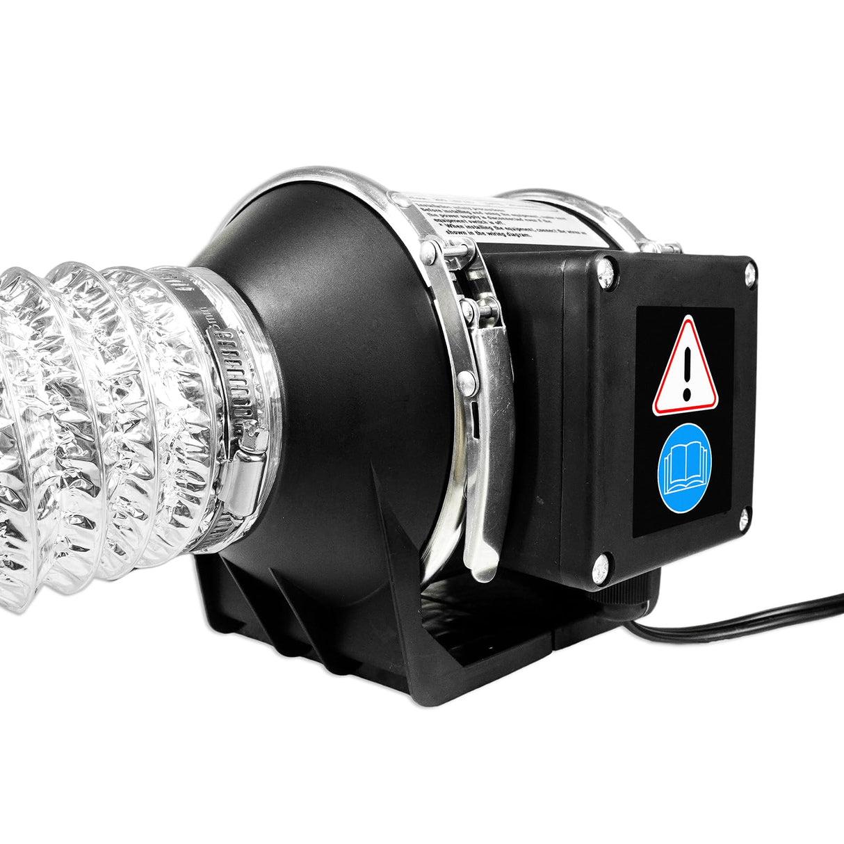 Upgrade Speed Control 3 Inch Inline Booster Duct Fan kit High Flow Greenhouse Ventilation Fan, Low Noise Level for Efficient Smoke&Odor Extraction for 3D Printer, Laser Engraver, Kitchen Bathroom HOCENWAY