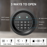 Marcree 5-6 Gun Safe for Rifles and Pistols, Gun Cabinets for Rifles and Shotguns, Long Gun Cabinet for Home with Alarm System, Gun Cabinet with Quick Access and Gun Rack Marcree