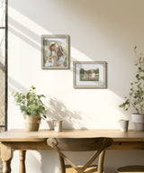 SUMGAR 8x10 Picture Frame Boho 5x7 Photo Frame with Mat Farmhouse White Wood Shabby Chic Wall Mounted Display for Birthday Wedding Friend Gifts with Distressed Decorative Pine Beads SUMGAR