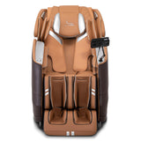MassaMAX A580 2026 4D Massage Chair for Big & Tall People Full Body Massage Up to 6'10" & 500 lbs, Yoga Stretch, AI Voice Control, 22 Modes, 59" SL Track, Auto Footrest Extension, and Heating (Brown) MassaMAX