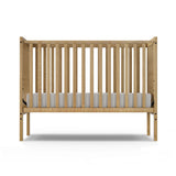 Saylike Baby Crib 5-in-1 Convertible, Wood Full Size Toddler Bed for Small Baby, Made of Sustainable Natural Pinewood Cribs, Non-Toxic Finish, Simplistic Nursery Furniture (Natural) Saylike