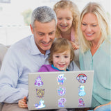 20 Sheets Holographic Printable Sticker Paper, 8.5x11 Inch Vinyl Sticker Paper for Inkjet & Laser Printer, Waterproof Dries Quickly Sticker Paper - Diamond/Rainbow/Glossy White/Star Cosrk