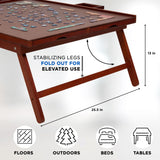 Jumbl 1500-Piece Puzzle Board Rack w/Cover | 27” x 35” Jigsaw Puzzle Table w/Legs 6 Removable Storage Sorting Drawers | Smooth Plateau Fiberboard Work Surface & Reinforced Hardwood | Games & Puzzles Jumbl