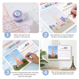 DIY Paint by Numbers Calendar 2026 Wall Calendar 12 Cities Paints with Number for Gift & Decor Generic