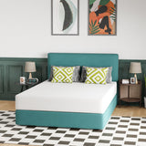 FDW | 10 Inch Queen Mattress | Medium Firm | Gel Memory Foam Mattress | White | Bed in a Box, CertiPUR-US Certified | Pressure Relief, Cooling Ventilated Foam | Washable Removable Cover FDW