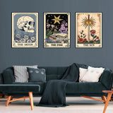 3 Pack Tarot Diamond Art Kits for Adults - Diamond Painting Kits for Adults Beginner, DIY 5D Full Drill Gem Art for Home Wall Decor 12x16 inch Axquilon