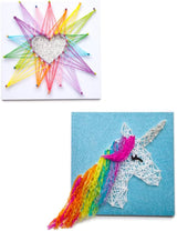 Craft-tastic String Art, Unicorn – Arts and Crafts Kit for Kids, Art Supplies, Craft Kit Makes 2 Large String Art Canvases, Easy-to-Follow Instruction, Everything Included Craft-tastic