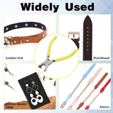 Watch Band Leather Hole Punch Plier Universal 2.0mm Shoe Strap Hole Puncher Wrist Belt Punch Hole Tool Puncher Pliers Repair Tools Suitable for Belts, Shoes, Fabric, DIY Crafts Projects, Dog Collars salbsever