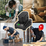 18V for Ridgid Battery Charger R86092 R86091 Replacement for Ridgid 18V NiCad/Lithium Ion Battery R840093, R840095, R840083, R840085, R840086, R840087, R840089, AC840085, AC840086 Philophca