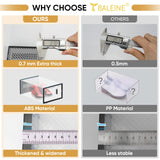 BALEINE 12 Pack Stackable Shoe Storage Boxes Fit Size 9, Thickened Clear Shoe Box Bins with Lids, Plastic Foldable Organizer Sneaker Storage Containers (Large, Black) BALEINE