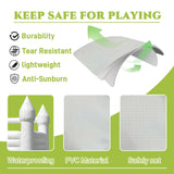 White Bounce House 13x12x10 FT Inflatable PVC Commercial Bounce Castle House for Wedding Birthday Party Indoor Outdoor with Blower Ninghaovov