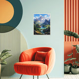 Landscape Paint by Numbers Kit for Adults Beginner Mountain Oil Painting Kit Adult Paint by Number Kits on Canvas DIY Painting for Beginners Art by Numbers Nature for Gifts Home Wall Decor 16x20 Inch obterie