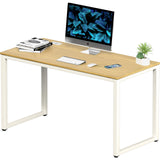 SHW 48" Home Office Computer Desk, 24" Deep, Oak SHW