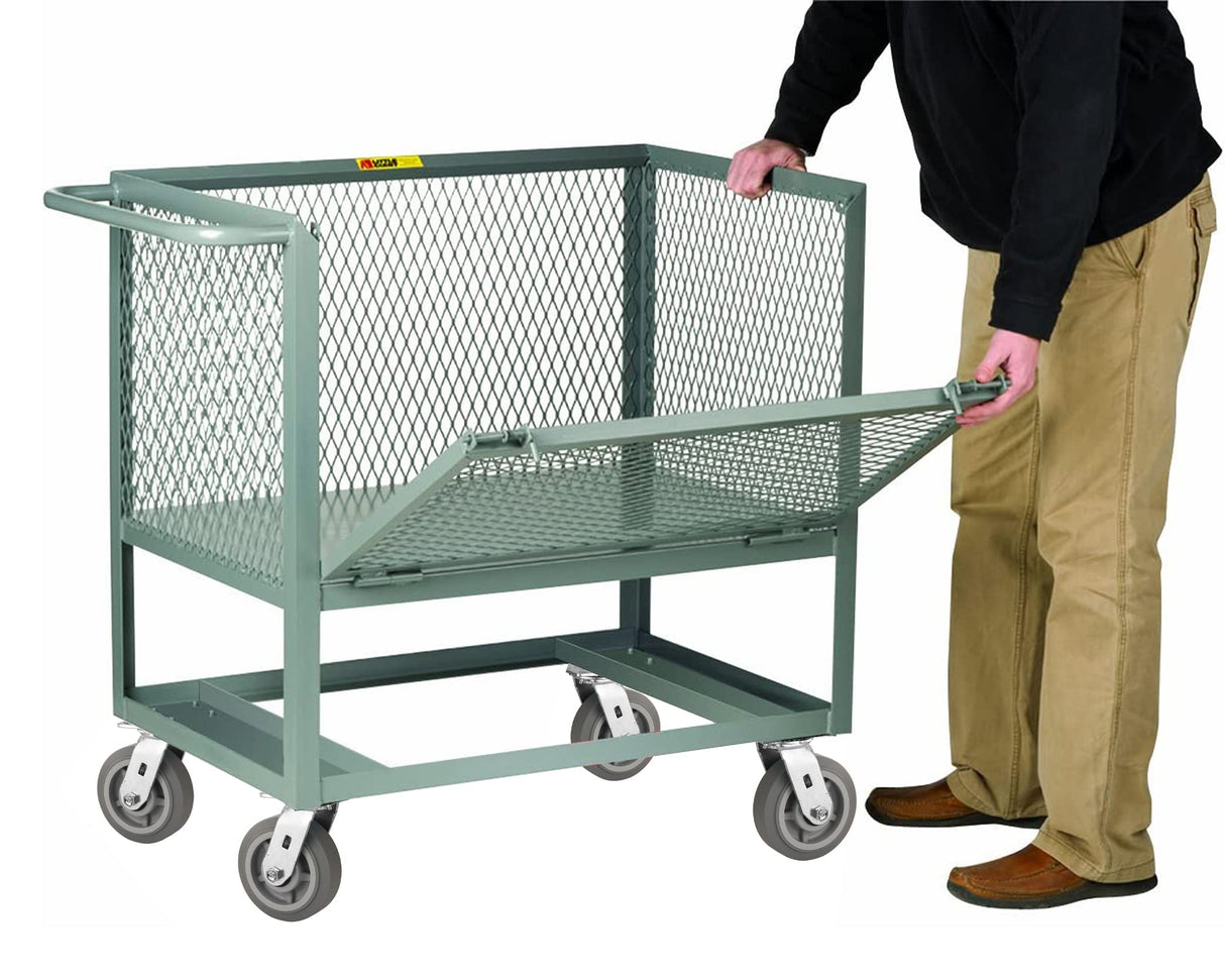 HANDSAMMU 6 Inch Heavy Duty Caster Wheels -Industrial Caster Wheels, Rubber Caster Wheels（Flat Tread） 700 Lbs Per Casters - Use for Dollies, Workbench (1 Swivel) Handsammu