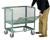 HANDSAMMU 6 Inch Heavy Duty Caster Wheels -Industrial Caster Wheels, Rubber Caster Wheels（Flat Tread） 700 Lbs Per Casters - Use for Dollies, Workbench (1 Swivel) Handsammu