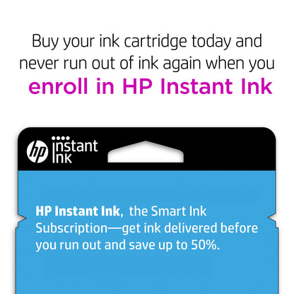 HP 62 Black Ink Cartridge | Works with HP ENVY 5540, 5640, 5660, 7640 Series, HP OfficeJet 5740, 8040 Series, HP OfficeJet Mobile 200, 250 Series | Eligible for Instant Ink | C2P04AN