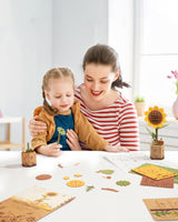 ROBOTIME 3D Puzzles Wooden Flower Sunflower DIY Model Building Kit to Build for Adults Bouquet Botanical Collection Craft Brain Teaser Puzzle Creative Gift Home Decor ROBOTIME