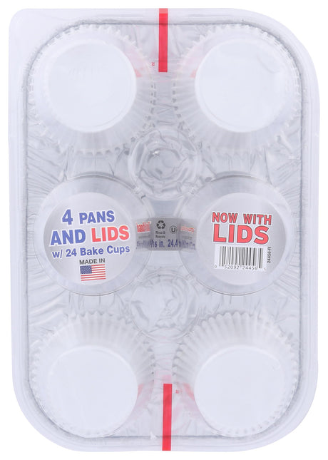 Handi-Foil Muffin Pans With Lids & Bake Cups, 1 EA Handi-Foil