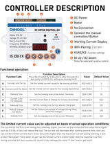 DIHOOL Electric Scissor Lift Table 250LB Load, 210-580MM Height Adjustable Lifting Platform DIHOOL