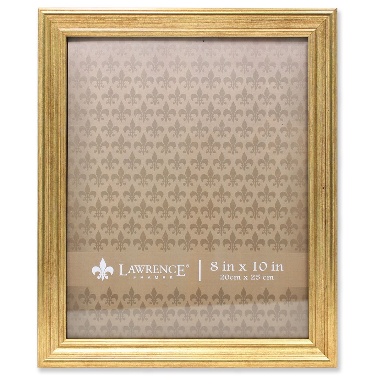 Lawrence Frames 536280 Sutter Gold 8x10 Picture Frame Lawrence Frames