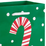 Hallmark Image Arts Assorted Holiday Gift Bag Bundle (16 Bags: 6 Small 5", 6 Medium 8", 2 Large 11", 2 XL 14") Red and Green, Santa, Stripes, Polka Dots, Snowmen, Snowflakes Hallmark