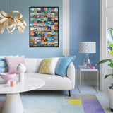 World Landmarks Travel Puzzle 1000 Pieces for Adult, Landscape Scene Jigsaw Puzzle of World Most Visited Tourist Attractions, Travel City Scenic Scenery Poster Jigsaw Puzzles BBOLDIN