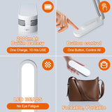 Giryuhd LED Desk Lamp for Office Home & Battery Operated Lamp Rechargeable Lamp Foldable & Portable Light, LED Desk Light Strip, 3 Brightness Dimmable Small Desk Lamp Wireless Reading Lamp Giryuhd