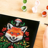 Ravensburger CreArt Pixie Cold: Fox Paint by Numbers Kit for Adults - 23511 - Painting Arts and Crafts for Ages 12 and Up Ravensburger
