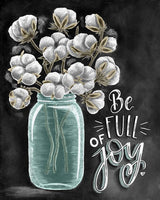 PDSLAIKE Diamond Painting Kits Flowers for Adults - Be Full of Joy Funny Saying Quote Home Decor DIY Art Craft 11.8x15.7in PDSLAIKE