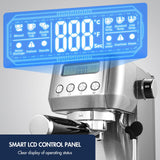 AMZCHEF Espresso Machines 20 Bar, Espresso Maker with Milk Frother & LCD Panel, Adjustable Temp, Compact Cappuccino Machines for Home and Friends Gifts AMZCHEF