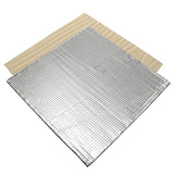 FYSETC 2pcs 3D Printer Accessories Heated Bed Insulation 220x220x8mm: Ender 3 V2 S1 Neptune3 Pro Parts 8.66x8.66x0.3inch Lightweight Foam Foil Self-Adhesive Hotbed Thermal Pad Mat Print Bed Keep Warm FYSETC