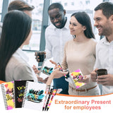 Spakon 24 Pcs Sublimation Notebook and Pen Set 24 Pcs A6 Line Spiral Notebooks Blank with 24 Pcs Sublimation Pens Bulk for DIY Classroom Office Writing Supplies Gifts Spakon