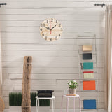 Sublimation Blank Wall Clock - 7.9" Wood Wall Clocks Silent Non-Ticking Decorative Wall Clock Battery Operated Clock Wyleaves