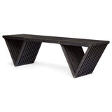 Christopher Knight Home Esme Outdoor Acacia Wood Bench, Dark Gray Finish Christopher Knight Home
