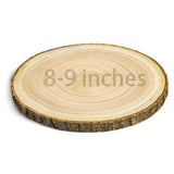 Large Unfinished Wood Slices for Centerpieces 1 Pcs 8-9 inches Natural Wood centerpieces for Tables Decor, Rustic Wedding Centerpieces,Wood Rounds for Crafts, and Wooden Christmas Decoration NLHH