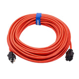 Clear Power 50 ft Outdoor Extension Cord 16/3 SJTW, 3-Prong Grounded Plug, Orange, Water & Weather Resistant, Flame Retardant, General Purpose Power Cord for Lawn & Garden, DCOC-0117-DC Clear Power
